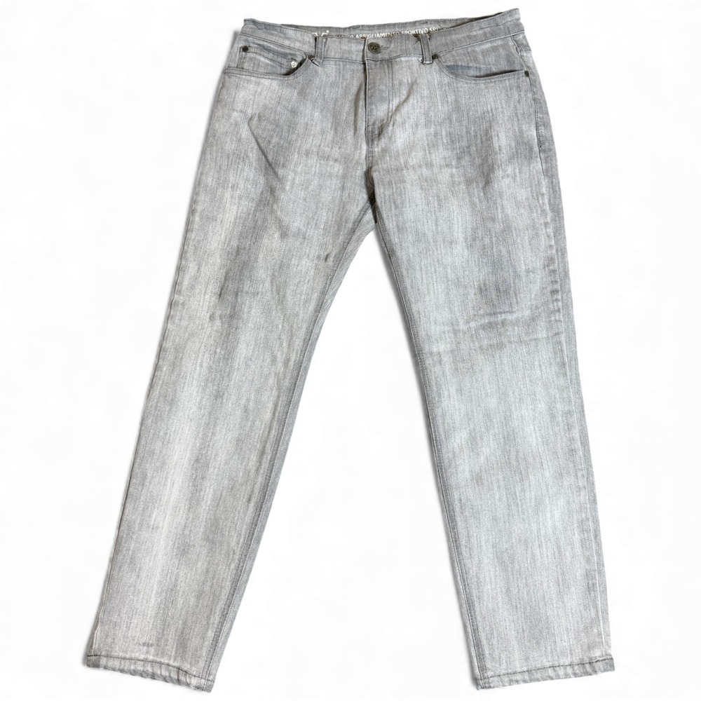 V1969 Abbigliamento Sportivo SRL Milano Jeans‎ Mens 36x30 Gray Cotton Stretch